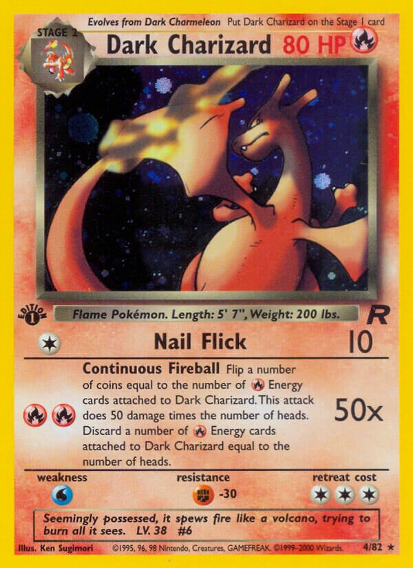 Dark Charizard 004/83 — Team Rocket (English Pokémon TCG card)