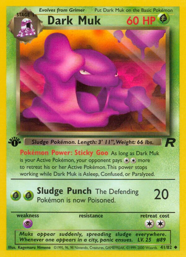 Dark Muk 041/83 — Team Rocket (English Pokémon TCG card)