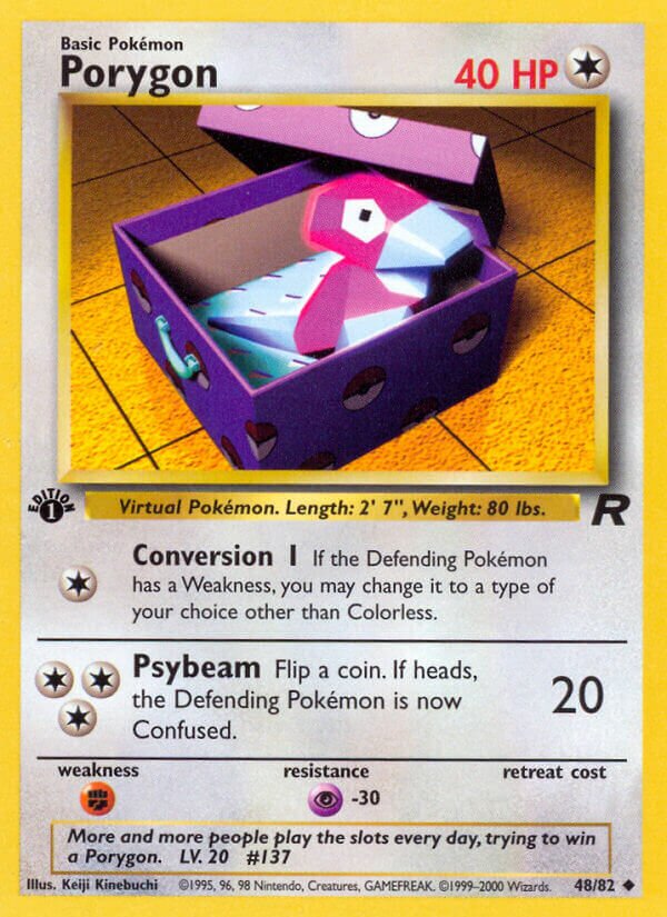 Porygon 048/83 — Team Rocket (English Pokémon TCG card)