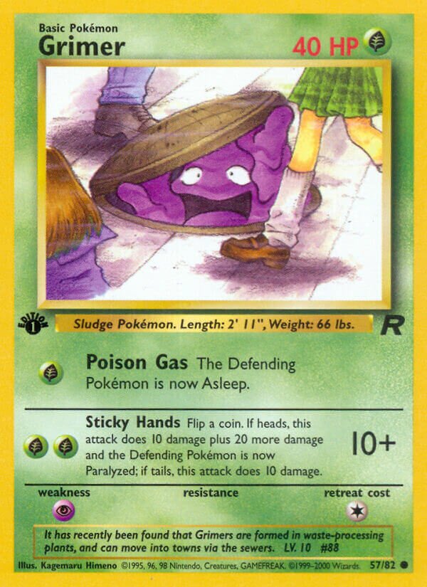 Grimer 057/83 — Team Rocket (English Pokémon TCG card)