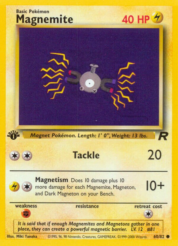 Magnemite 060/83 — Team Rocket (English Pokémon TCG card)