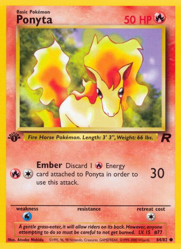 Ponyta 064/83 — Team Rocket (English Pokémon TCG card)