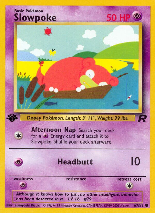 Slowpoke 067/83 — Team Rocket (English Pokémon TCG card)