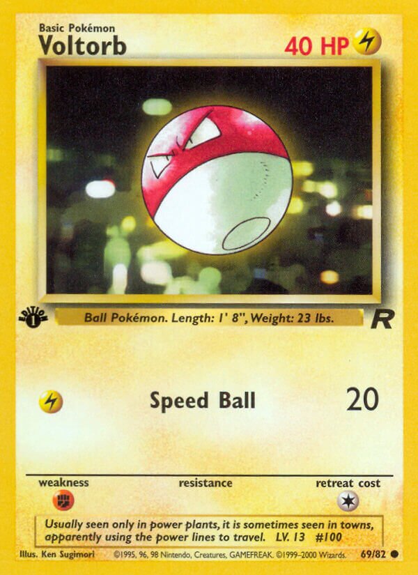 Voltorb 069/83 — Team Rocket (English Pokémon TCG card)