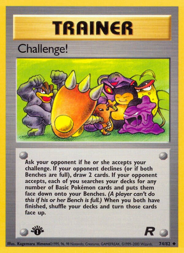 Challenge! 074/83 — Team Rocket (English Pokémon TCG card)
