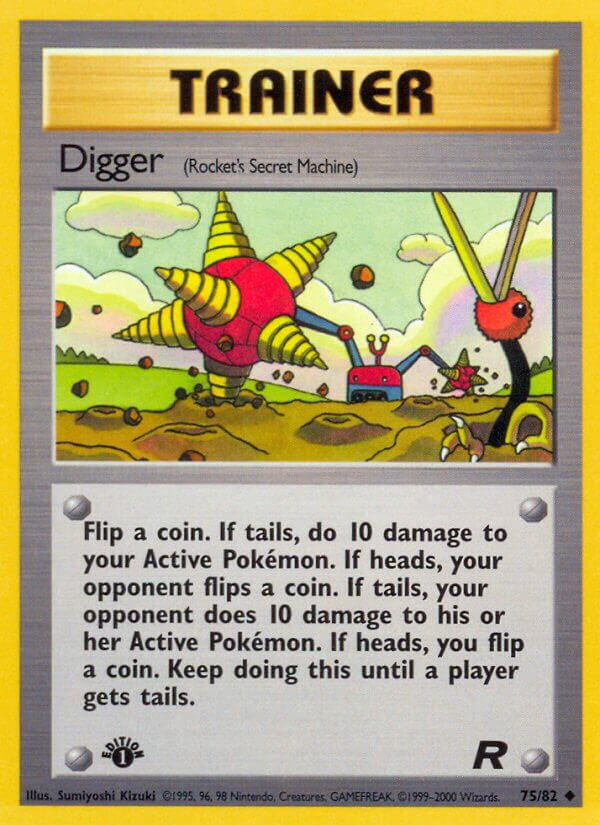 Digger 075/83 — Team Rocket (English Pokémon TCG card)
