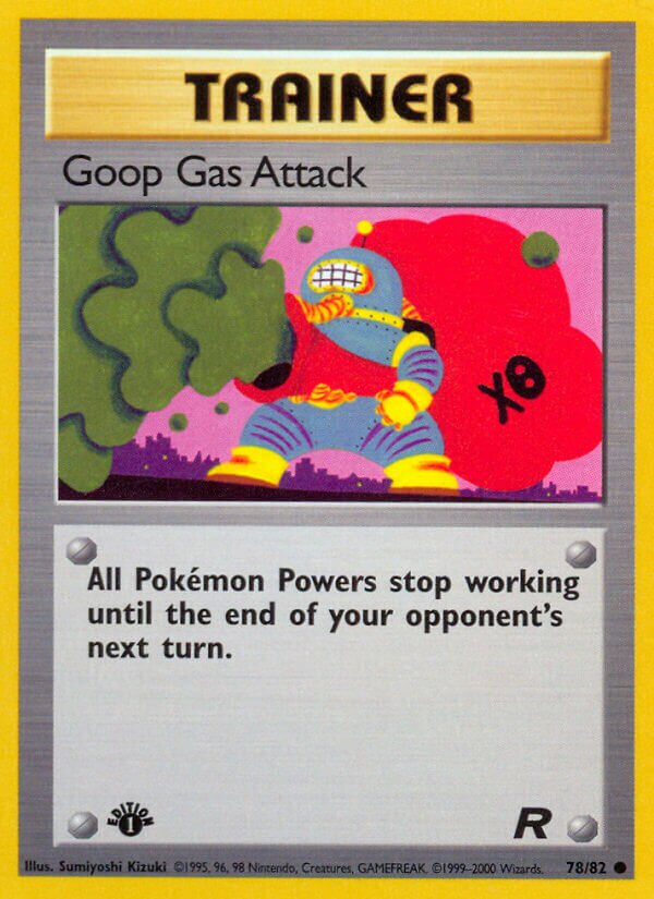 Goop Gas Attack 078/83 — Team Rocket (English Pokémon TCG card)