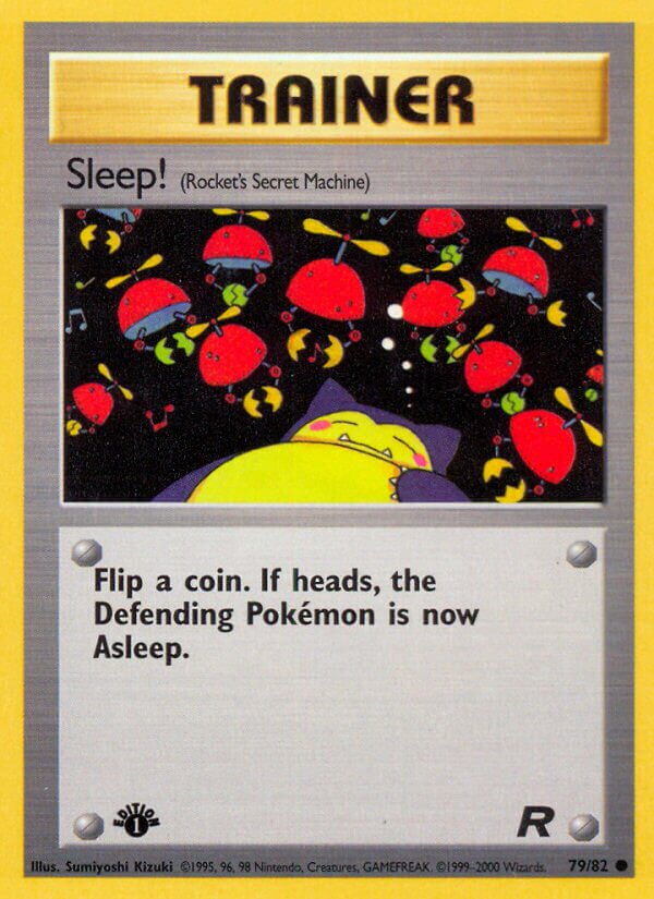 Sleep! 079/83 — Team Rocket (English Pokémon TCG card)