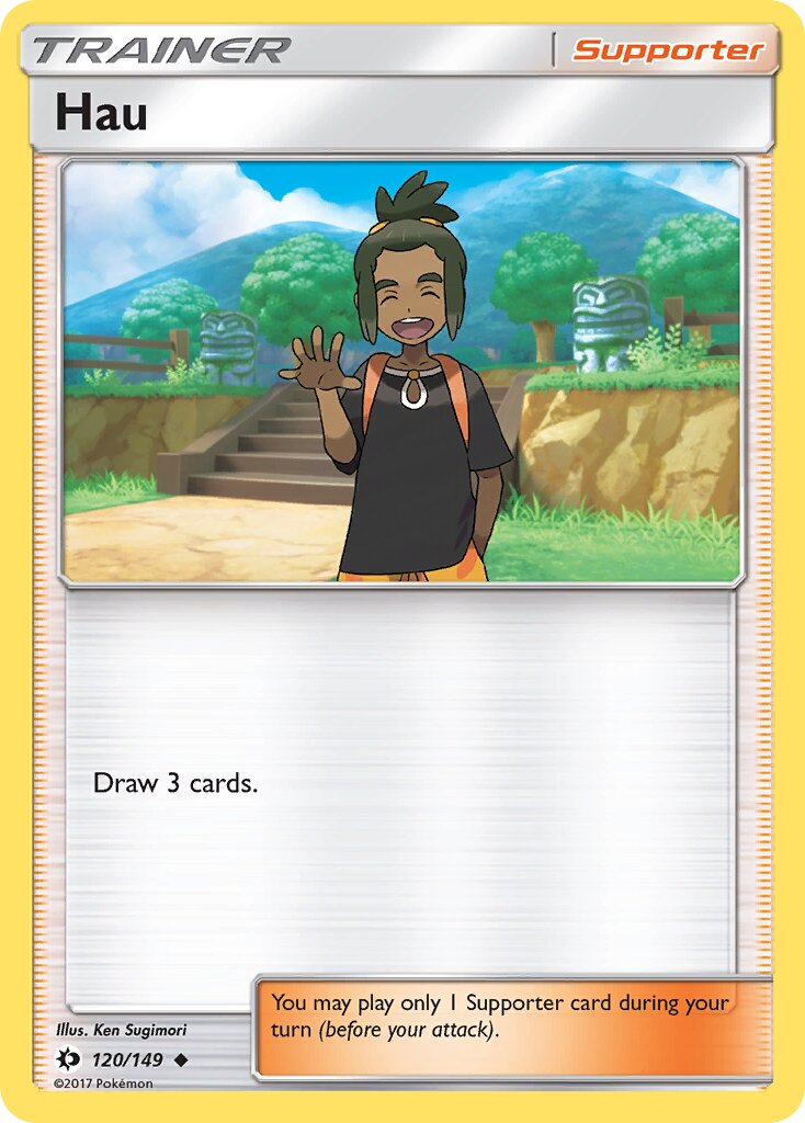 Hau 120 — Battle Academy 2020 (Pikachu) (English Pokémon TCG card)