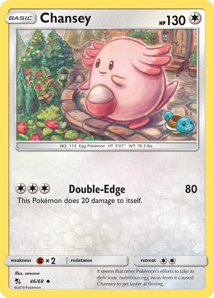 Chansey 046 — Battle Academy 2020 (Pikachu) (English Pokémon TCG card)