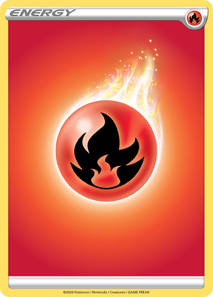 Fire Energy 002 — Battle Academy 2022 (Cinderace) (English Pokémon TCG card)