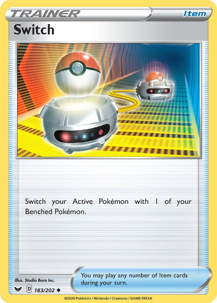 Switch 183 — Battle Academy 2022 (Eevee) (English Pokémon TCG card)