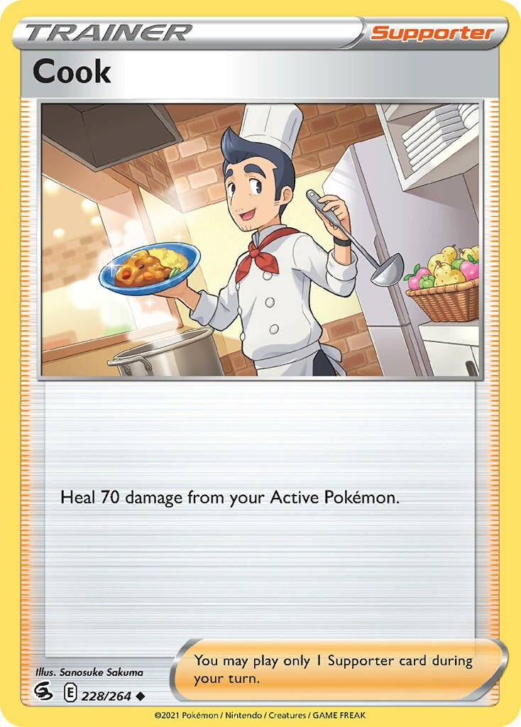 Cook 228 — Battle Academy 2022 (Eevee) (English Pokémon TCG card)