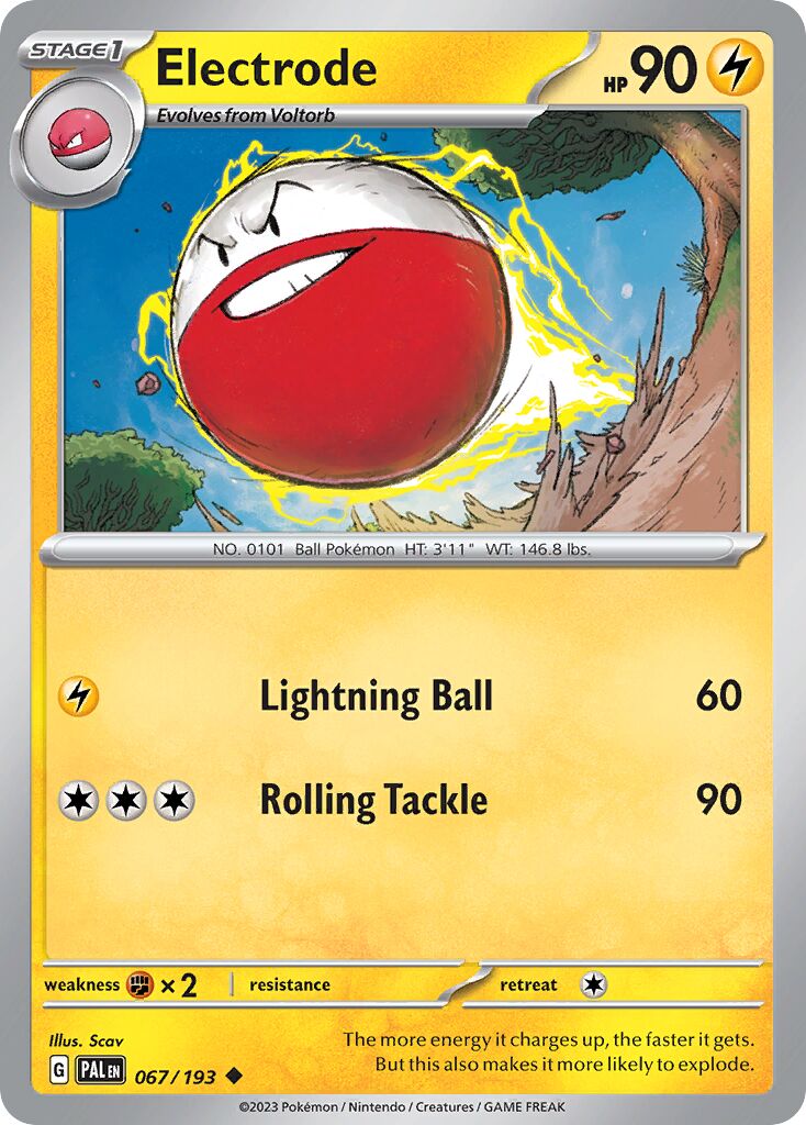 Electrode 067 — Battle Academy 2024 (Pikachu) (English Pokémon TCG card)