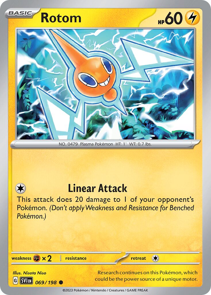 Rotom 069 — Battle Academy 2024 (Pikachu) (English Pokémon TCG card)