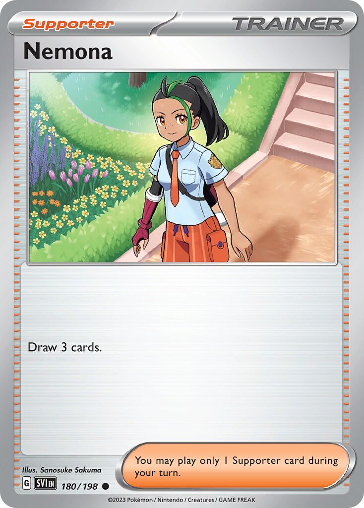 Nemona 180 — Battle Academy 2024 (Pikachu) (English Pokémon TCG card)