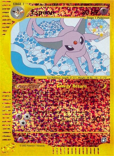 Espeon 006 — Box Toppers (e-Card Series) (English Pokémon TCG card)