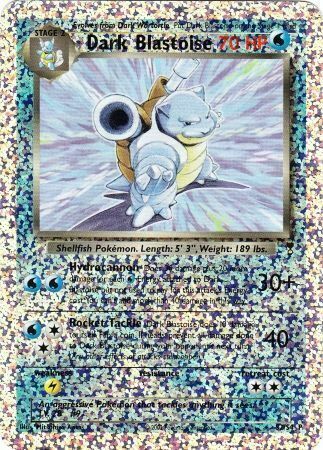 Dark Blastoise 002 — Box Toppers (Legendary Collection) (English Pokémon TCG card)