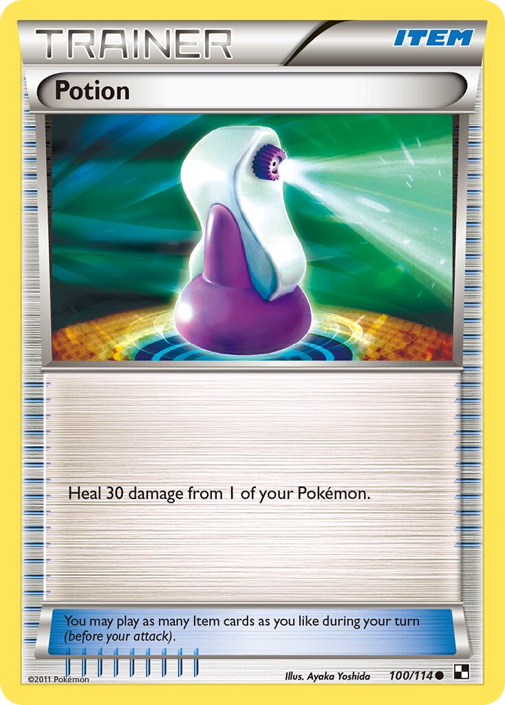 Potion 100/115 — Black & White (English Pokémon TCG card)
