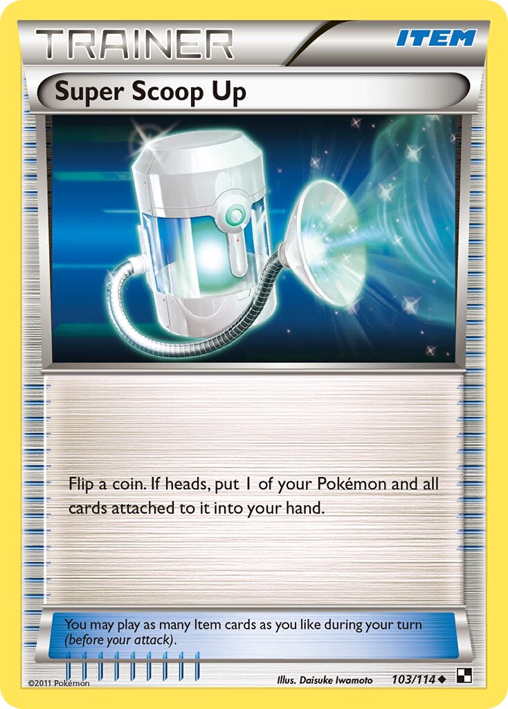 Super Scoop Up 103/115 — Black & White (English Pokémon TCG card)