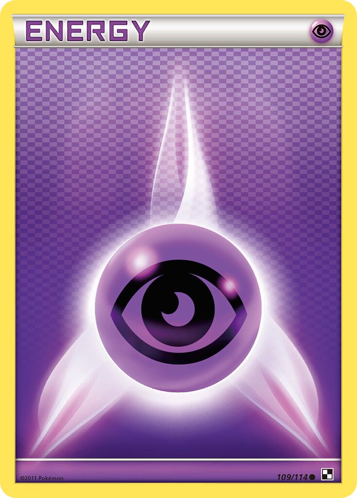 Psychic Energy 109/115 — Black & White (English Pokémon TCG card)