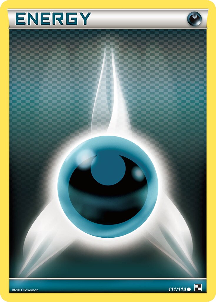 Darkness Energy 111/115 — Black & White (English Pokémon TCG card)
