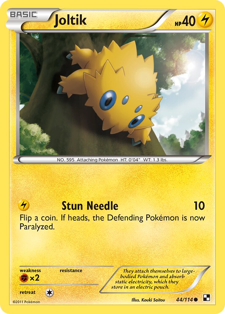 Joltik 044/115 — Black & White (English Pokémon TCG card)