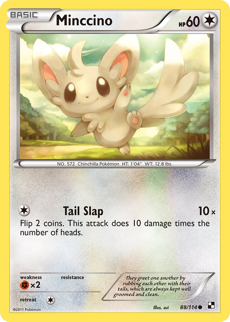 Minccino 088/115 — Black & White (English Pokémon TCG card)