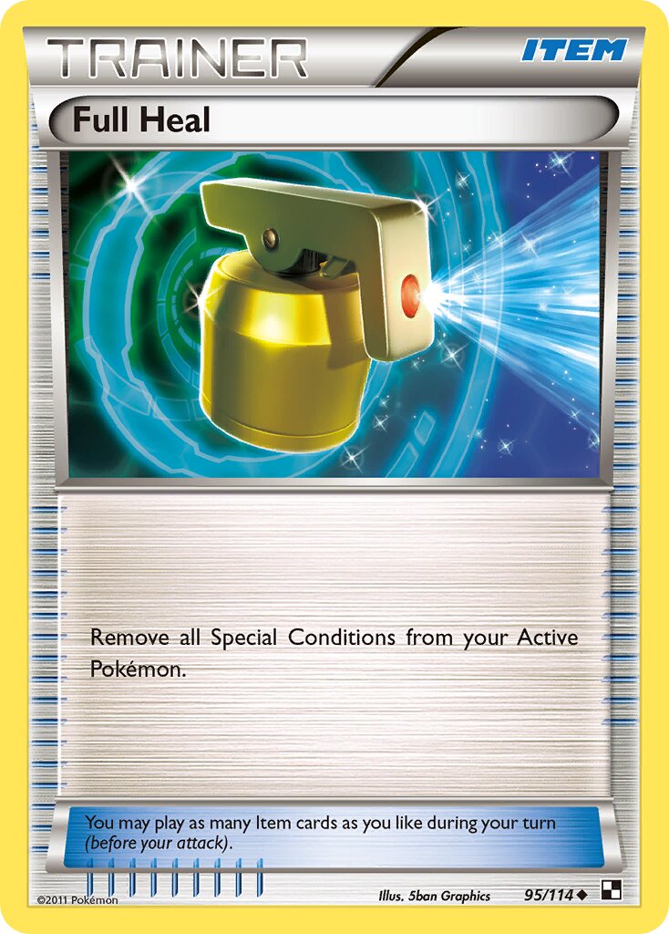 Full Heal 095/115 — Black & White (English Pokémon TCG card)