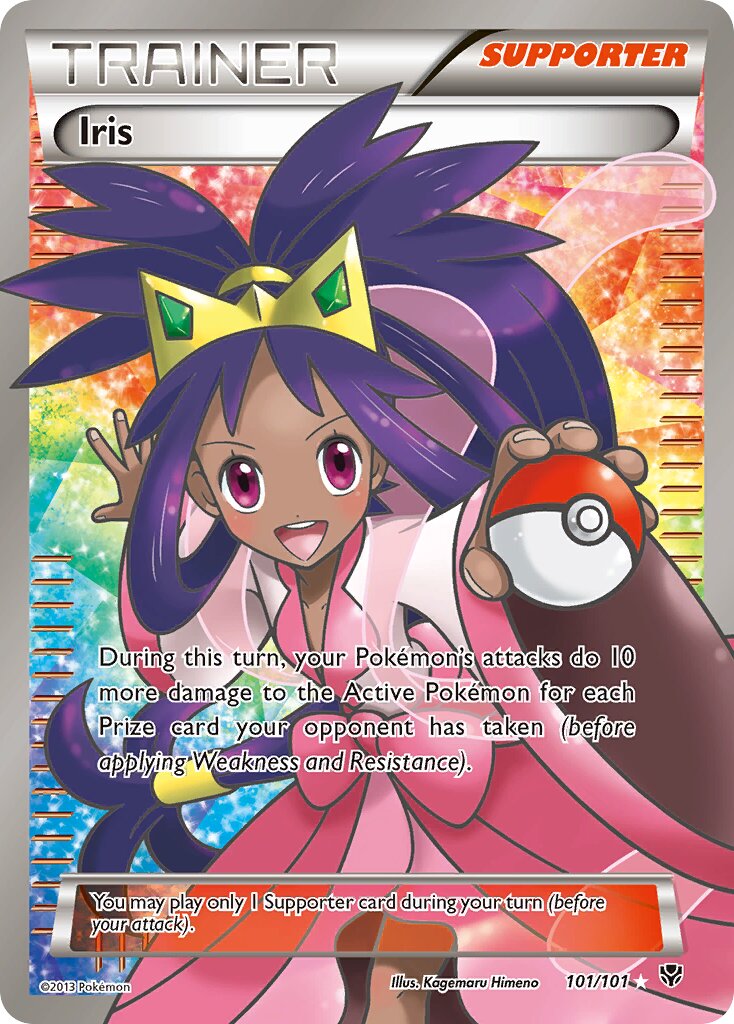Iris 101/105 — Plasma Blast (English Pokémon TCG card)