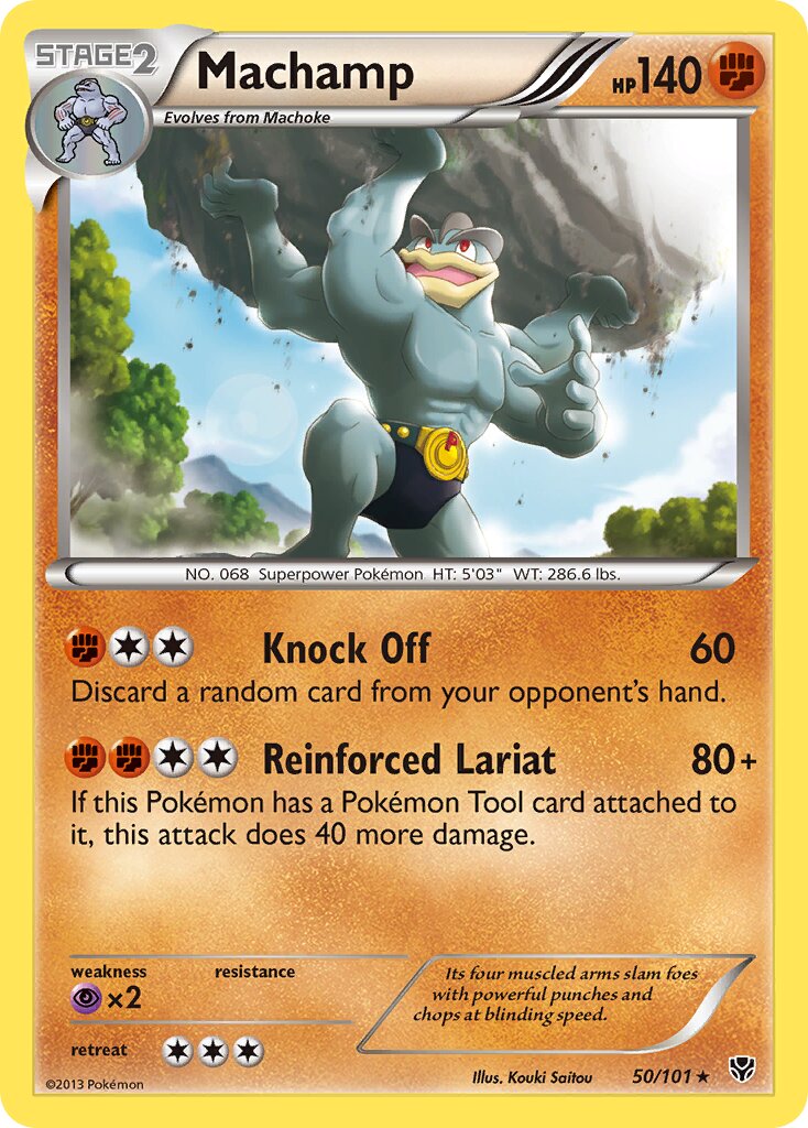 Machamp 050/105 — Plasma Blast (English Pokémon TCG card)