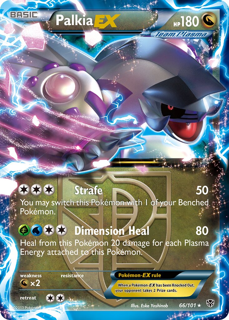 Palkia-EX 066/105 — Plasma Blast (English Pokémon TCG card)