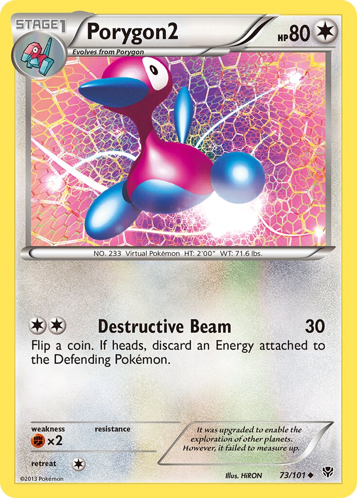 Porygon2 073/105 — Plasma Blast (English Pokémon TCG card)