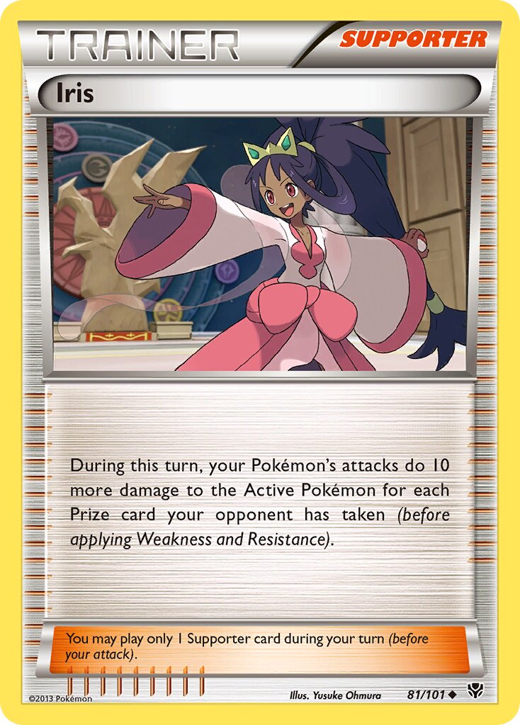 Iris 081/105 — Plasma Blast (English Pokémon TCG card)