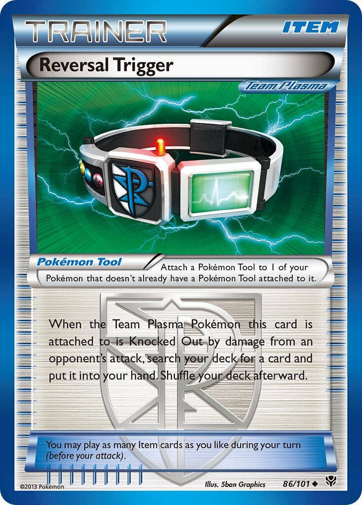 Reversal Trigger 086/105 — Plasma Blast (English Pokémon TCG card)
