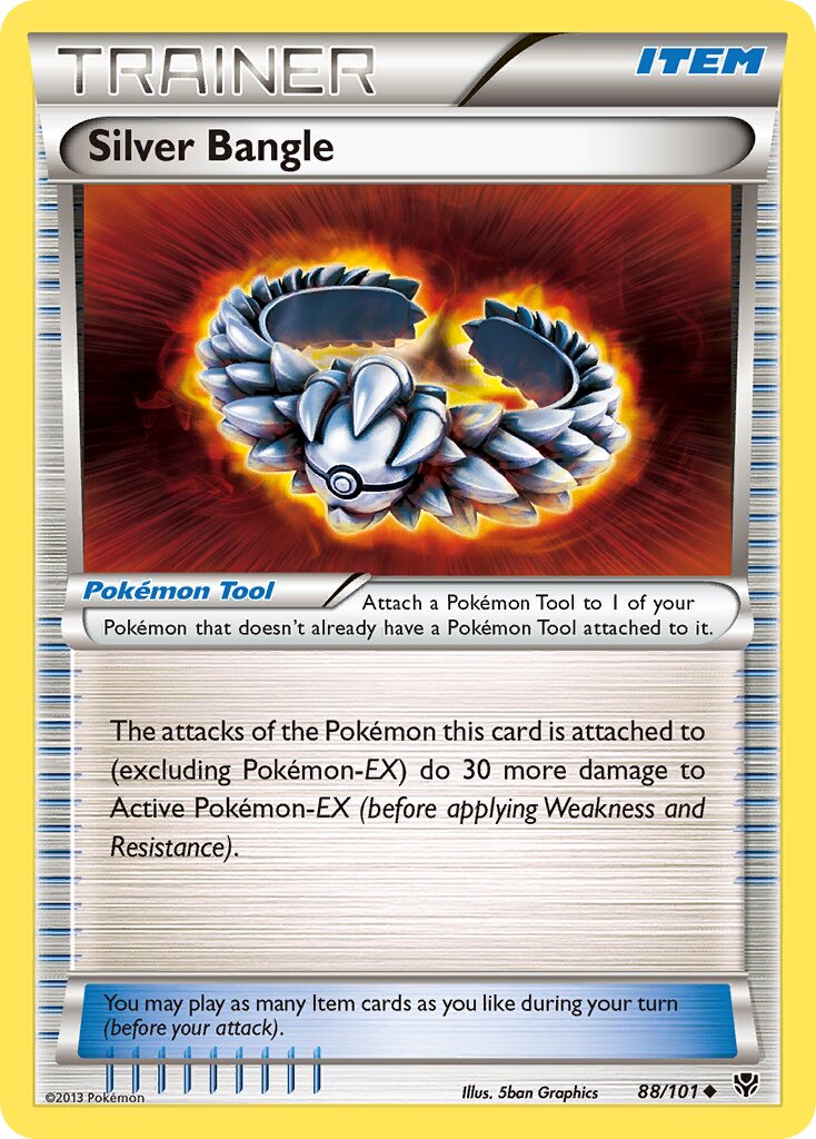 Silver Bangle 088/105 — Plasma Blast (English Pokémon TCG card)