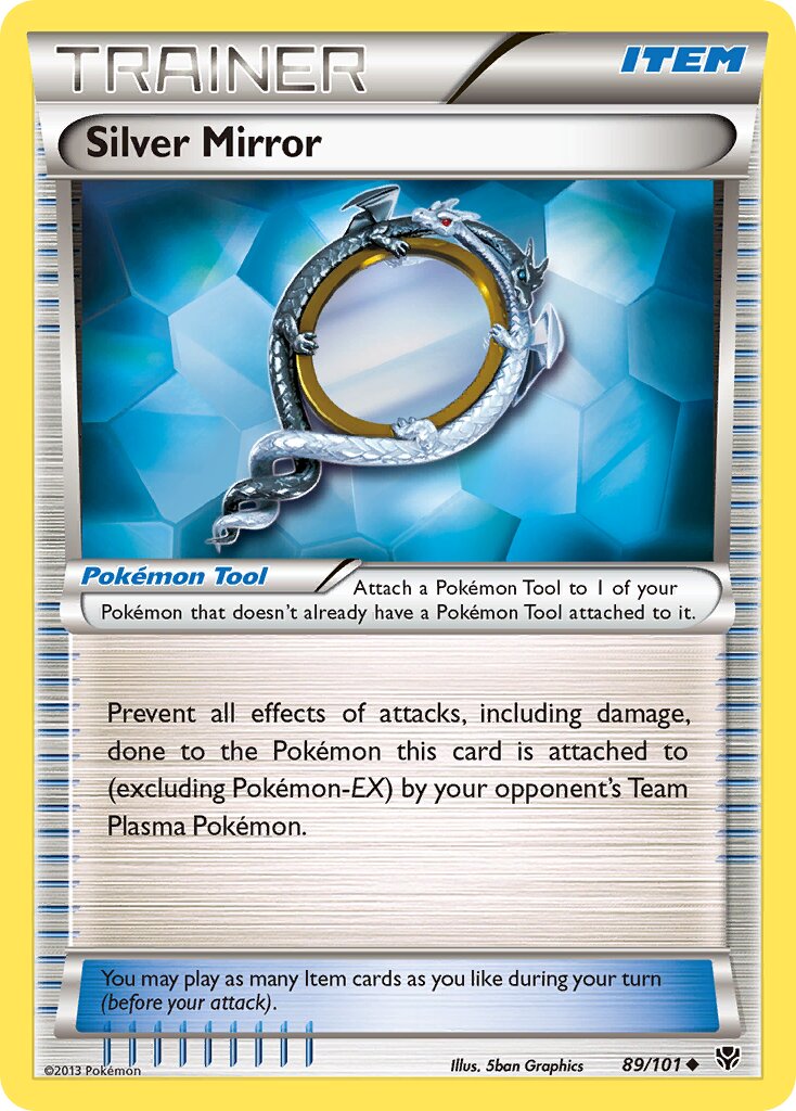 Silver Mirror 089/105 — Plasma Blast (English Pokémon TCG card)