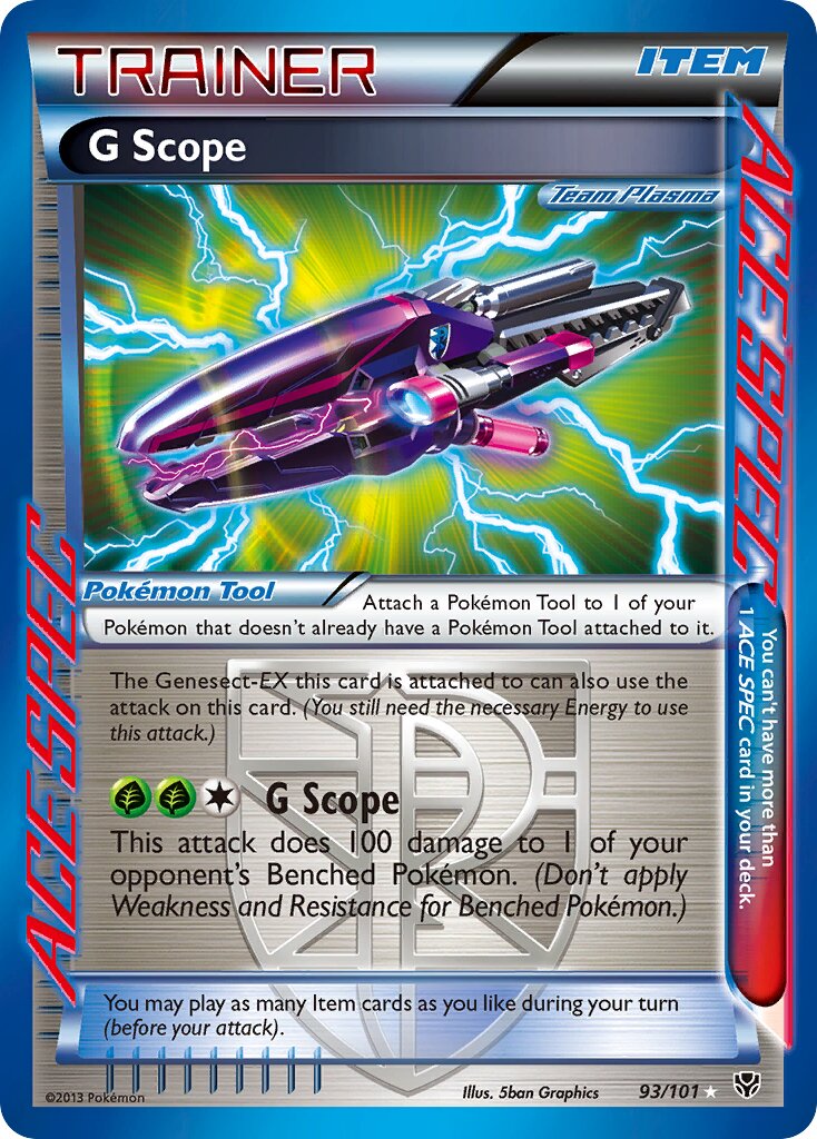 G Scope 093/105 — Plasma Blast (English Pokémon TCG card)