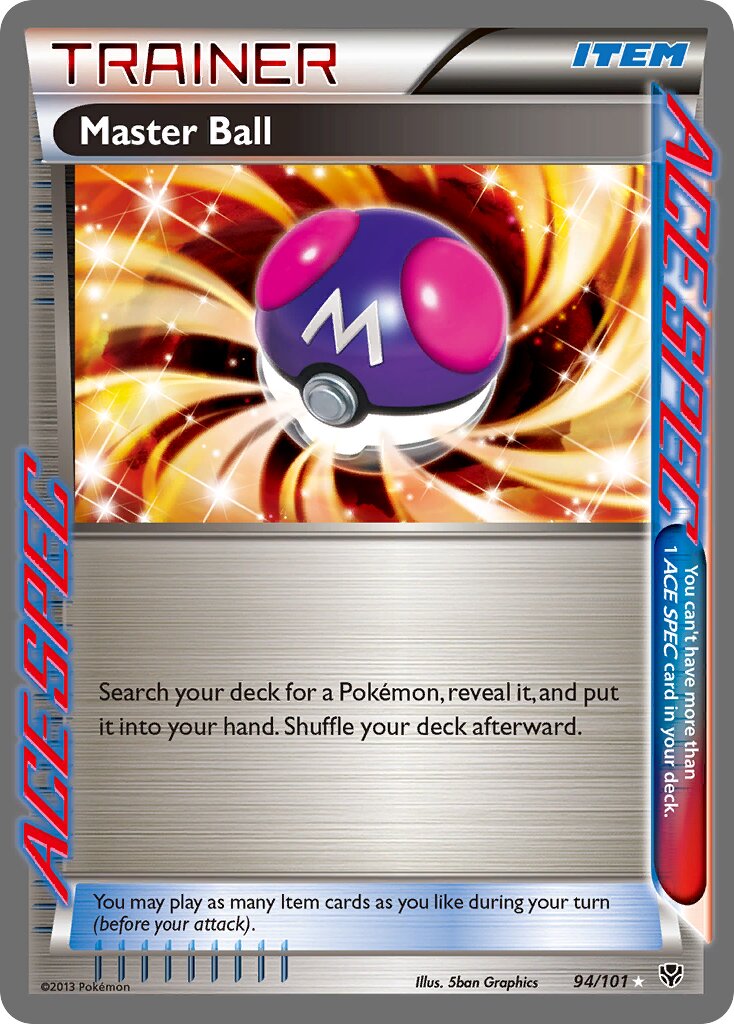 Master Ball 094/105 — Plasma Blast (English Pokémon TCG card)