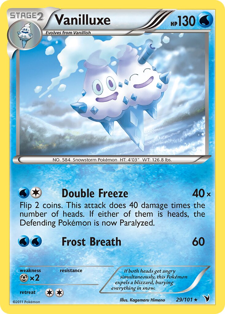 Vanilluxe 029/102 — Noble Victories (English Pokémon TCG card)