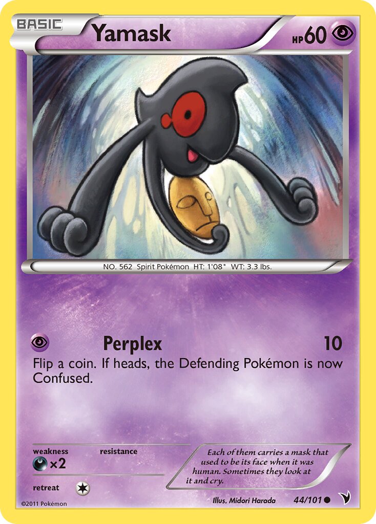 Yamask 044/102 — Noble Victories (English Pokémon TCG card)