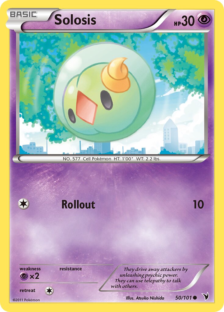 Solosis 050/102 — Noble Victories (English Pokémon TCG card)