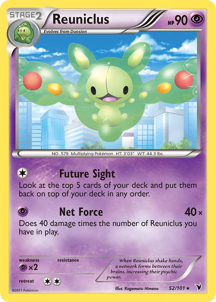 Reuniclus 052/102 — Noble Victories (English Pokémon TCG card)