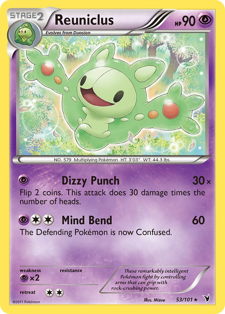Reuniclus 053/102 — Noble Victories (English Pokémon TCG card)