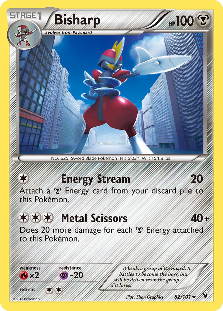 Bisharp 082/102 — Noble Victories (English Pokémon TCG card)