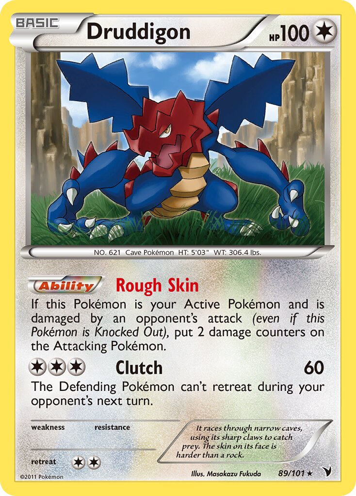 Druddigon 089/102 — Noble Victories (English Pokémon TCG card)