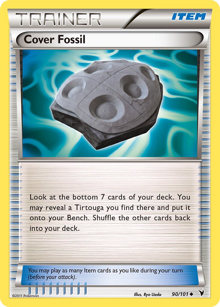 Cover Fossil 090/102 — Noble Victories (English Pokémon TCG card)