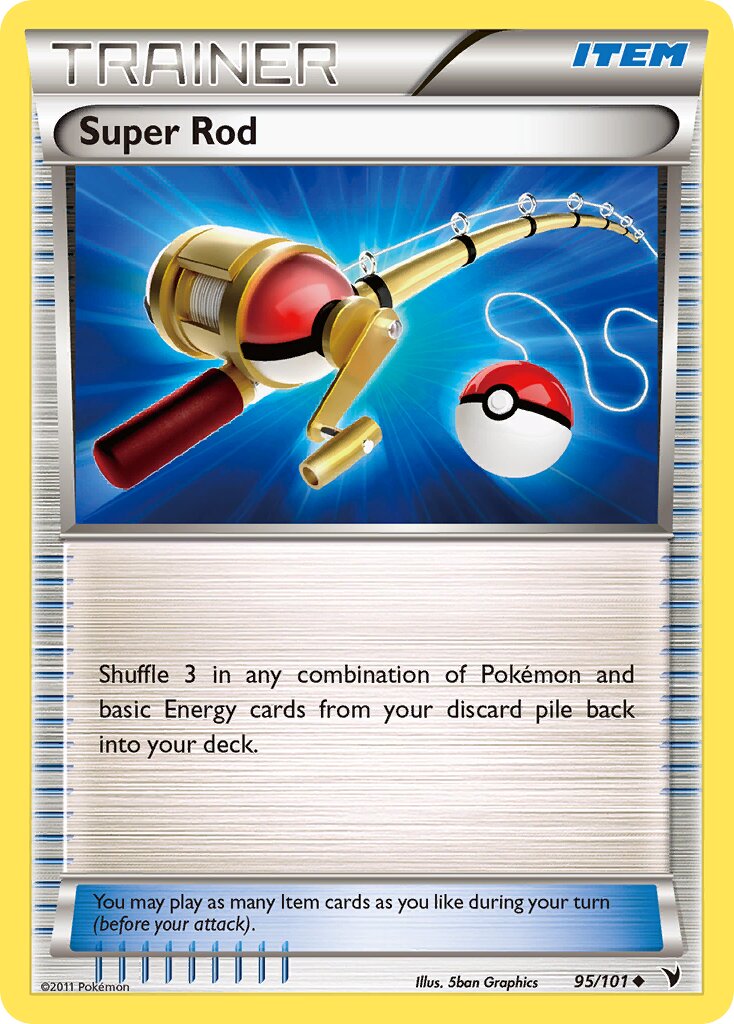 Super Rod 095/102 — Noble Victories (English Pokémon TCG card)
