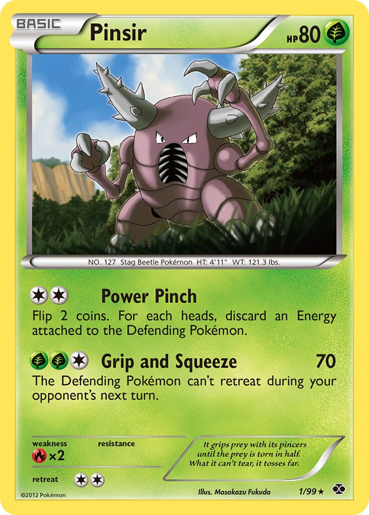 Pinsir 001/103 — Next Destinies (English Pokémon TCG card)