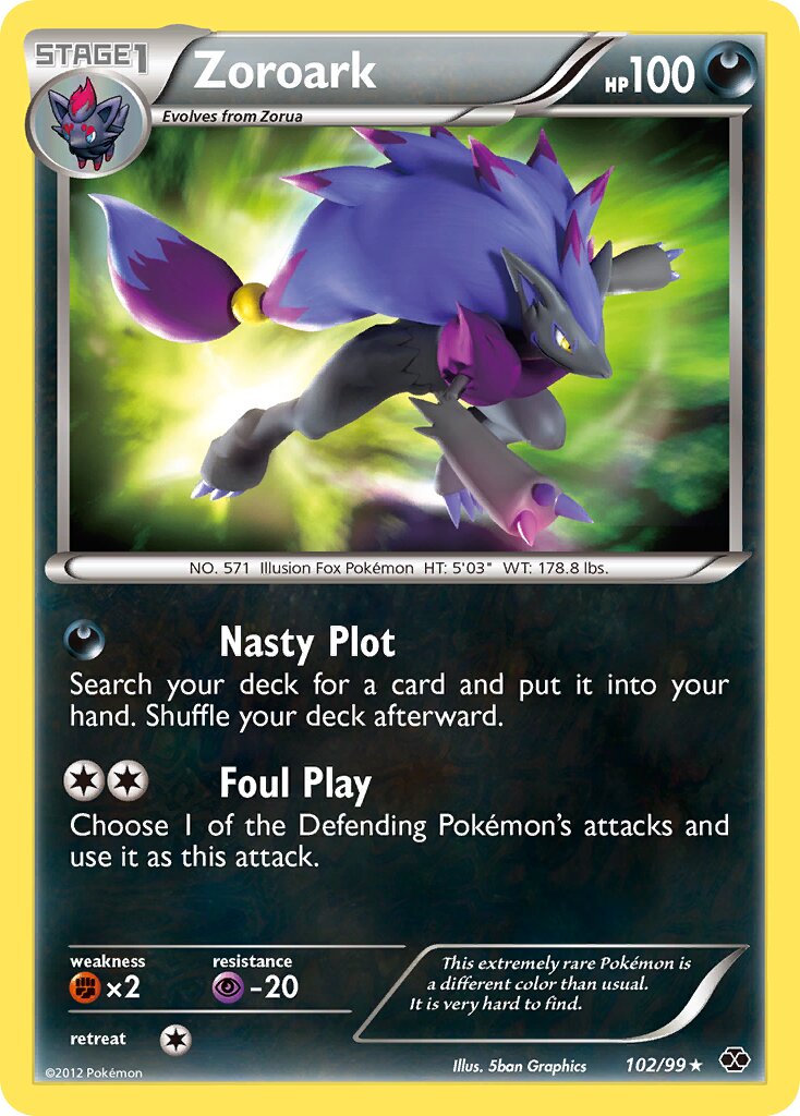 Zoroark 102/103 — Next Destinies (English Pokémon TCG card)
